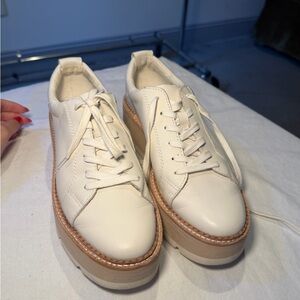 Dolce Vita Cream Platform Sneakers